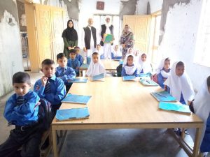 Children in class at AIS Khari Sharif